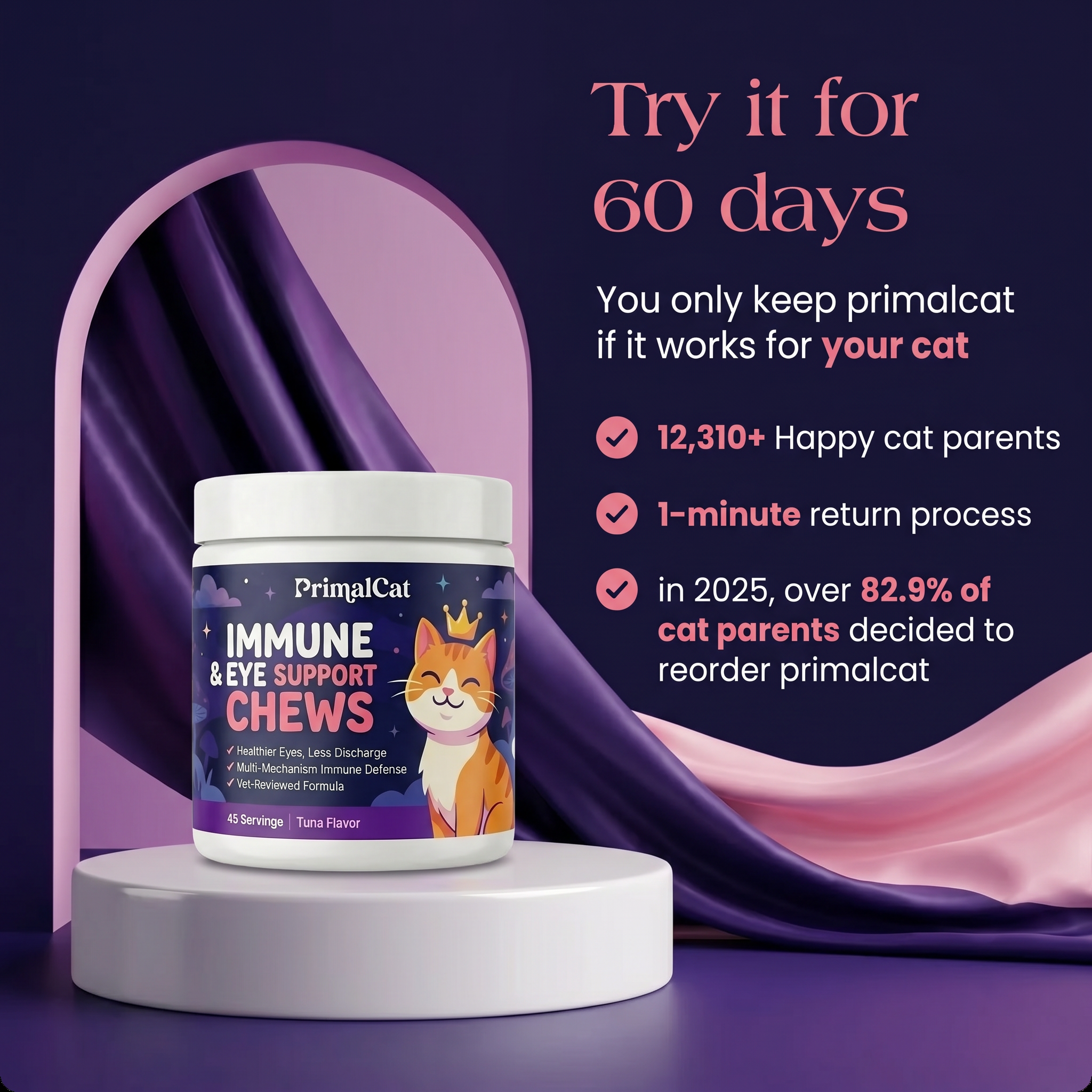 PrimalCat™ Immune & Eye Support Chews
